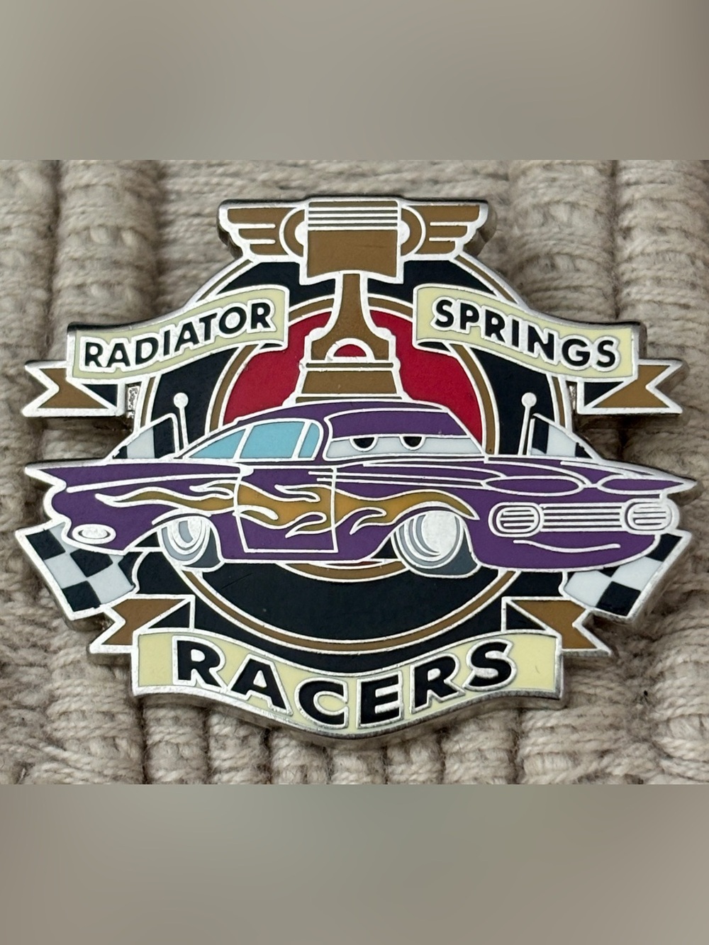 DISNEY 2015 Cars Radiator Springs Racers Ramone Trophy Shield Pin